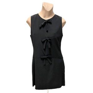 ⚡️ Vintage Dirk van Saene Little Black Dress with Bows - Size 2